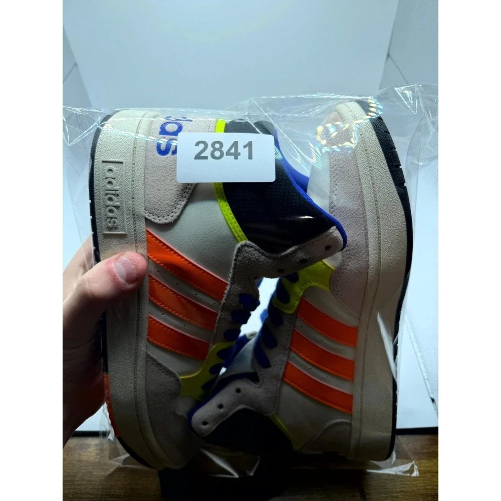 Adidas Hoops 3.0 Mid HQ6248 Men 8.5 Sneaker Multicolor Basketball Athletic Shoes